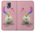 W3923 Queue d'arc-en-ciel de fond de chat Etui Coque Housse et Flip Housse Cuir pour Samsung Galaxy S5