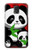 W3929 Panda mignon mangeant du bambou Etui Coque Housse et Flip Housse Cuir pour Samsung Galaxy S5