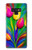 W3926 Peinture à l'huile de tulipe colorée Etui Coque Housse et Flip Housse Cuir pour Note 9 Samsung Galaxy Note9