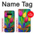 W3926 Peinture à l'huile de tulipe colorée Etui Coque Housse et Flip Housse Cuir pour Note 8 Samsung Galaxy Note8