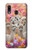 W3916 Alpaga Famille Bébé Alpaga Etui Coque Housse et Flip Housse Cuir pour Samsung Galaxy A20, Galaxy A30