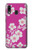 W3924 Fond rose fleur de cerisier Etui Coque Housse et Flip Housse Cuir pour Samsung Galaxy A20, Galaxy A30