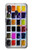 W3956 Graphique de boîte à palette aquarelle Etui Coque Housse et Flip Housse Cuir pour Samsung Galaxy A40
