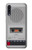W3953 Graphique de lecteur de cassettes vintage Etui Coque Housse et Flip Housse Cuir pour Samsung Galaxy A70