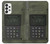 W3959 Impression graphique de la radio militaire Etui Coque Housse et Flip Housse Cuir pour Samsung Galaxy A73 5G