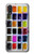 W3956 Graphique de boîte à palette aquarelle Etui Coque Housse et Flip Housse Cuir pour Samsung Galaxy A01