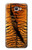 W3951 Marques de larme d'oeil de tigre Etui Coque Housse et Flip Housse Cuir pour Samsung Galaxy J7 Prime (SM-G610F)