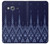 W3950 Motif textile thaïlandais bleu Etui Coque Housse et Flip Housse Cuir pour Samsung Galaxy J3 (2016)