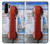 W3925 Collage Téléphone Public Vintage Etui Coque Housse et Flip Housse Cuir pour Huawei P30 Pro