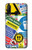 W3960 Collage d'autocollants de signalisation de sécurité Etui Coque Housse et Flip Housse Cuir pour Huawei P30 lite