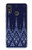 W3950 Motif textile thaïlandais bleu Etui Coque Housse et Flip Housse Cuir pour Huawei P20 Lite