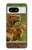 W3917 Cochon d'Inde géant de la famille Capybara Etui Coque Housse et Flip Housse Cuir pour Google Pixel 8