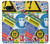 W3960 Collage d'autocollants de signalisation de sécurité Etui Coque Housse et Flip Housse Cuir pour Google Pixel 7