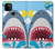 W3947 Caricature d'hélicoptère de requin Etui Coque Housse et Flip Housse Cuir pour Google Pixel 5A 5G