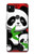 W3929 Panda mignon mangeant du bambou Etui Coque Housse et Flip Housse Cuir pour Google Pixel 4a