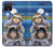 W3915 Costume d'astronaute paresseux pour bébé fille raton laveur Etui Coque Housse et Flip Housse Cuir pour Google Pixel 4