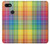 W3942 Tartan à carreaux arc-en-ciel LGBTQ Etui Coque Housse et Flip Housse Cuir pour Google Pixel 3 XL