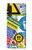 W3960 Collage d'autocollants de signalisation de sécurité Etui Coque Housse et Flip Housse Cuir pour LG Velvet