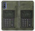 W3959 Impression graphique de la radio militaire Etui Coque Housse et Flip Housse Cuir pour Motorola G Pure