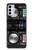 W3931 Peinture graphique pour table de mixage DJ Etui Coque Housse et Flip Housse Cuir pour Motorola Moto G42
