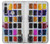 W3956 Graphique de boîte à palette aquarelle Etui Coque Housse et Flip Housse Cuir pour Motorola Moto G8
