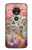 W3916 Alpaga Famille Bébé Alpaga Etui Coque Housse et Flip Housse Cuir pour Motorola Moto G7 Power