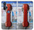 W3925 Collage Téléphone Public Vintage Etui Coque Housse et Flip Housse Cuir pour Motorola Edge+