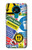 W3960 Collage d'autocollants de signalisation de sécurité Etui Coque Housse et Flip Housse Cuir pour Nokia 3.4