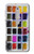 W3956 Graphique de boîte à palette aquarelle Etui Coque Housse et Flip Housse Cuir pour Nokia 6.1, Nokia 6 2018