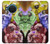 W3914 Galaxie colorée de costume d'astronaute de nébuleuse Etui Coque Housse et Flip Housse Cuir pour Nokia X20
