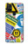 W3960 Collage d'autocollants de signalisation de sécurité Etui Coque Housse et Flip Housse Cuir pour OnePlus Nord N10 5G