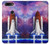 W3913 Navette spatiale nébuleuse colorée Etui Coque Housse et Flip Housse Cuir pour OnePlus 5T