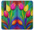 W3926 Peinture à l'huile de tulipe colorée Etui Coque Housse et Flip Housse Cuir pour Sony Xperia 1 III