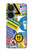 W3960 Collage d'autocollants de signalisation de sécurité Etui Coque Housse et Flip Housse Cuir pour OnePlus Nord CE 3 Lite, Nord N30 5G