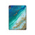 W3920 Couleur bleu océan abstrait émeraude mélangée Tablet Etui Coque Housse pour iPad Air (2022, 2020), Air 11 (2024), Pro 11 (2022)