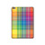 W3942 Tartan à carreaux arc-en-ciel LGBTQ Tablet Etui Coque Housse pour iPad Pro 10.5, iPad Air (2019, 3rd)