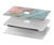 W3717 Imprimé graphique en marbre bleu pastel or rose Etui Coque Housse pour MacBook Air 15″ (2023,2024) - A2941, A3114