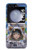 W3915 Costume d'astronaute paresseux pour bébé fille raton laveur Etui Coque Housse et Flip Housse pour Samsung Galaxy Z Flip 5