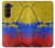 W3306 Colombie Drapeau de football graphique Millésime Etui Coque Housse et Flip Housse pour Samsung Galaxy Z Fold 5