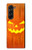 W3828 Citrouille d'Halloween Etui Coque Housse et Flip Housse pour Samsung Galaxy Z Fold 5