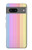 W3849 Couleurs verticales colorées Etui Coque Housse et Flip Housse Cuir pour Google Pixel 7a