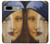 W3853 La Joconde Gustav Klimt Vermeer Etui Coque Housse et Flip Housse Cuir pour Google Pixel 7a