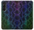 W3366 Arc en ciel Python graphique Imprimer Peau Etui Coque Housse et Flip Housse Cuir pour Sony Xperia 1 V