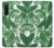 W3457 Papier Palm Monstera Etui Coque Housse et Flip Housse Cuir pour Sony Xperia 10 V