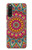 W3694 Modèle d'art hippie Etui Coque Housse et Flip Housse Cuir pour Sony Xperia 10 V