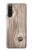 W3822 Graphique de la texture du bois imprimé Etui Coque Housse et Flip Housse Cuir pour Sony Xperia 10 V