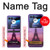 W3447 Paris Eiffel Le coucher du soleil Etui Coque Housse et Flip Housse pour Motorola Razr 40 Ultra