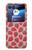 W3719 Modèle de fraise Etui Coque Housse et Flip Housse pour Motorola Razr 40 Ultra