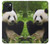 W1073 Panda Prenez plaisir à manger Etui Coque Housse et Flip Housse Cuir pour iPhone 15