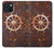 W2766 Roue de bateau Rusty Texture Etui Coque Housse et Flip Housse Cuir pour iPhone 15